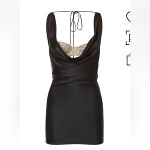 GIUSEPPE DI MORABITO Embellished satin mini dress